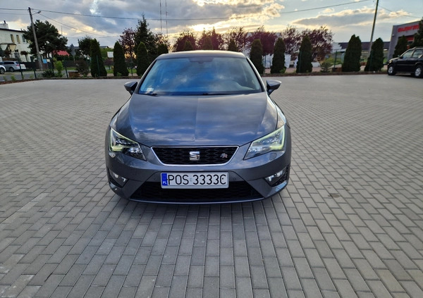 Seat Leon cena 42999 przebieg: 193050, rok produkcji 2014 z Raszków małe 56